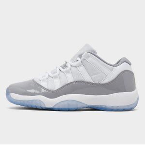 BIG KIDS' AIR JORDAN RETRO 11 LOW BASKETBALL SHOES - size 6Y